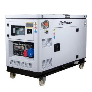 itc power generator diesel 12,5 kva dg12000xse-t water cooled