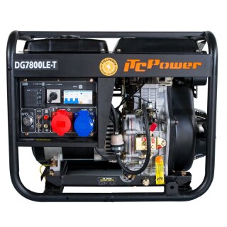 itc power Full power generator diesel 8 kva dg7800le-t 230and400 v