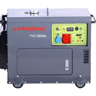 PRAMAC PMD5050S Silent Diesel Generator Notstromaggregat Stromerzeuger 400V 230V