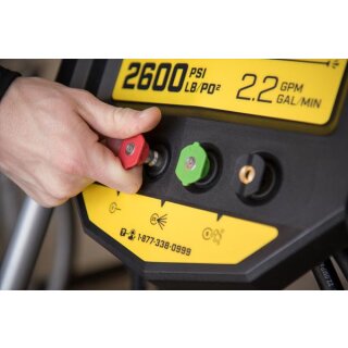CHAMPION Industrie-Hochdruckreiniger Benzin 6PS 180 Bar 2.600 PSI 8,3 l