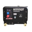 warrior 6.25 kVa silent diesel generator emergency generator power 400v 230v eu5