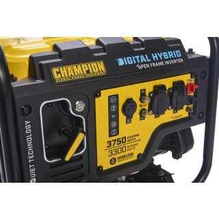 Champion 3500 Watt Digital Hybrid Inverter Stromerzeuger 230V Elektrostart Funkstart