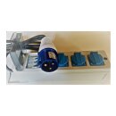 Adapter distributor cee 230v 32a to 3x 230v with cable