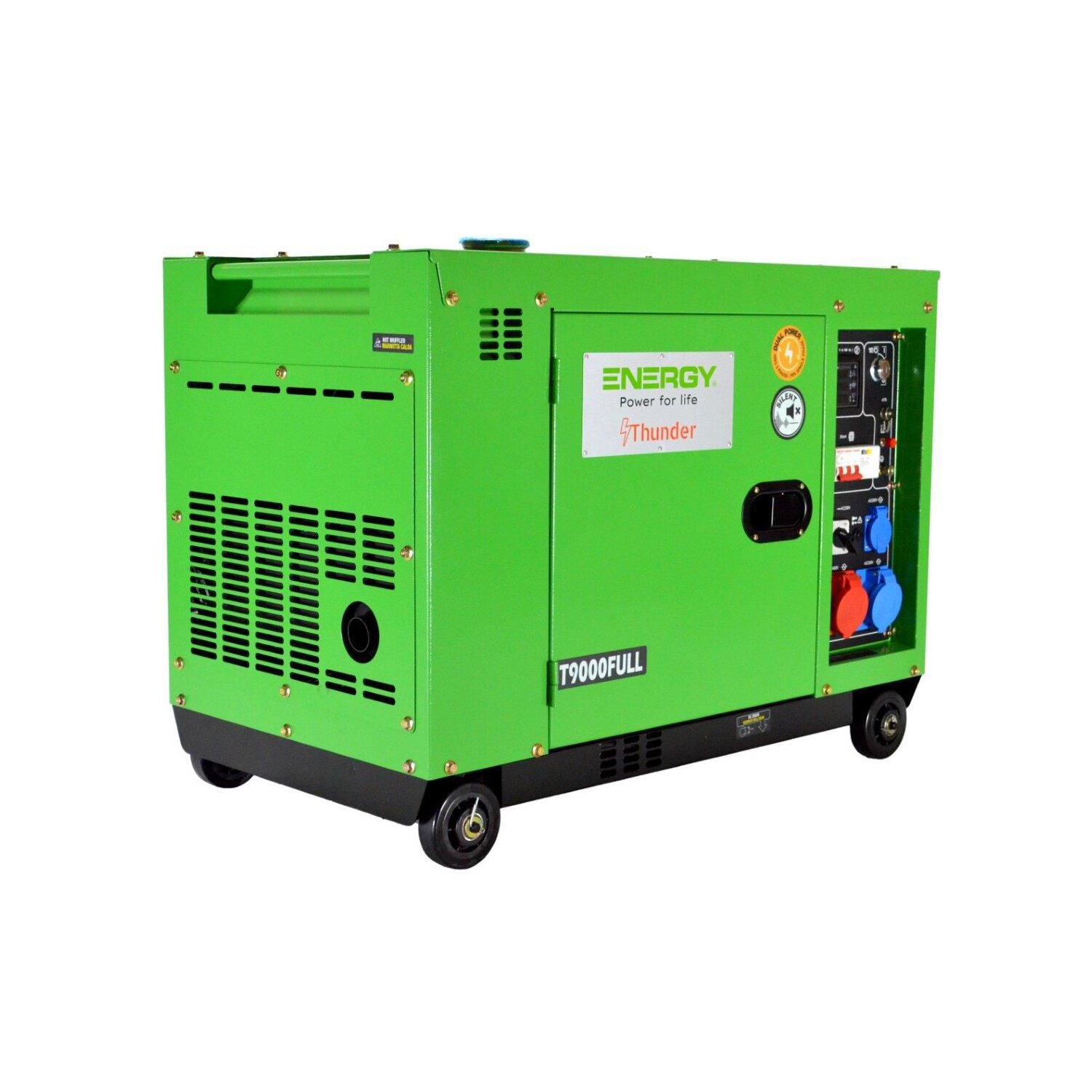 Diesel Notstromaggregat 8,1kVA 400V 230V Silent Stromerzeuger AVR in Diesel Notstromaggregat 8,1kVA 400V 230V Silent Stromerzeuger AVR in