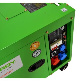 ENERGY T9000 Diesel Stromaggregat FULL POWER 9 KVA  400V/230V