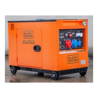 black+decker bxgnd7900e diesel generator full power 8 kva 400v/230v