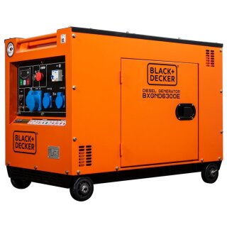 BLACK+DECKER BXGND6300E Diesel Stromaggregat FULL POWER 6500 Watt 230V