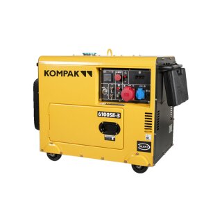 KOMPAK Diesel Generator 6,9 kVA 230V/400V