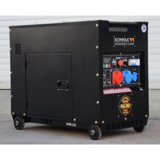 KOMPAK Diesel Stromaggregat Full Power 8 KVA 25L KD8000SE-T-B 400V/230V