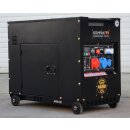 KOMPAK Diesel Stromaggregat Full Power 8 KVA 25L KD8000SE-T-B 400V/230V