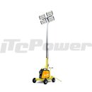 Mobile LED Light Tower Perimeter Lighting 800 Watt 3,000m² Illumination