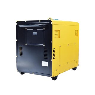 DeTec. Diesel Generator 400V | Stromergenerator 5500 Watt | Dieselaggregat  für Notstromversorgung