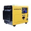 kompak diesel generator 5500 watt 230v
