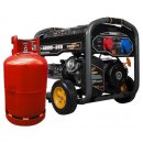KOMPAK Dual Fuel Gas Benzin 10kVA Stromaggregat 400V/230V