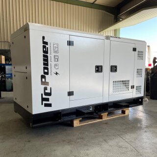 ITC Power Industrie Stromerzeuger Stromaggregat DG34KSE 34 KVA Diesel Wassergekühlt