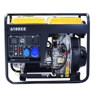 kompak diesel generator 6100xe 5500 watt 230v