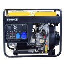 kompak diesel generator 6100xe 5500 watt 230v
