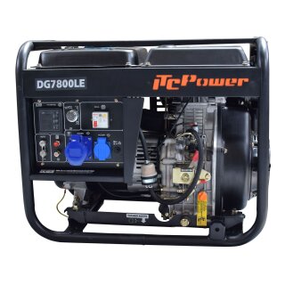 ITC POWER Full POWER Generator Diesel 8 KVA DG7800LE-T 230&400 V