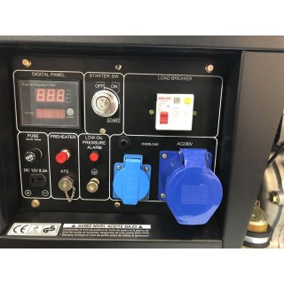ITC POWER Full POWER Generator Diesel 8 KVA DG7800LE-T 230&400 V
