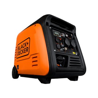 BLACK+DECKER Inverter Generator 3900 Watt 230V E-start wireless remote ATS