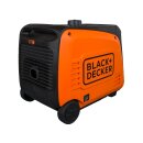 BLACK+DECKER Inverter Stromaggregat Benzin 3900 Watt 230V E-Start Funkstart ATS