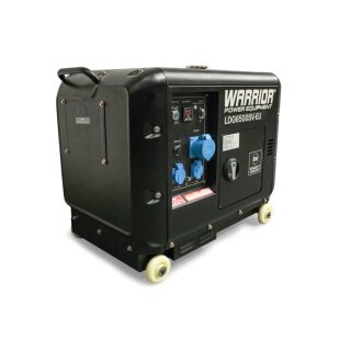 WARRIOR 5500 Watt Silent Diesel Generator Notstromaggregat Stromerzeuger 230V EU5