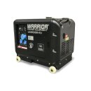 warrior 5500 watt silent diesel generator emergency...