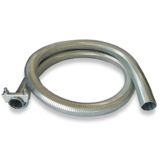 Flexible exhaust hose for generator Ø38mm incl. mounting kit 3 meters