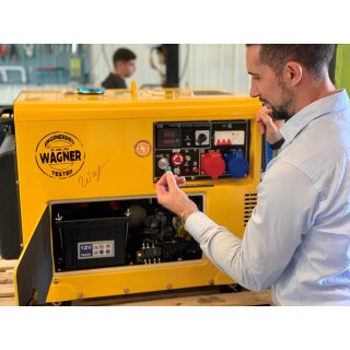 WAGNER Diesel Generator Full Power 8 KVA DG7800SE-T 230V/400V