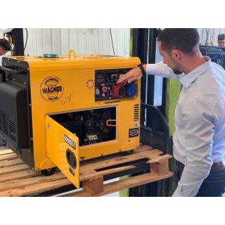 WAGNER Diesel Generator Full Power 8 KVA DG7800SE-T 230V/400V