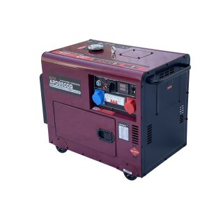 AiPOWER Diesel Stromaggregat Full Power 8 KVA APD9500Q 400V/230V Set inkl. Zubehör