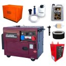 AiPOWER diesel generator set full power 8 kva apd9500q...