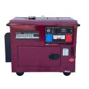 AiPOWER diesel generator set full power 8 kva apd9500q 400v/230v set incl. accessories