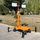 VOLTHERR Mobiler LED-Lichtmast Umfeldbeleuchtung 4x400 Watt - 160.000 Lumen LT1800