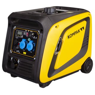 kompak dual fuel inverter gasoline 3900 watt generator 230v