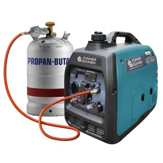 Könner & Söhnen Benzin-/LPG-Inverter-Stromerzeuger 2800 W 230 V KS 3100iG S