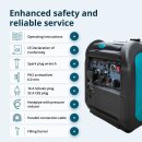 Könner & Söhnen Benzin-/LPG-Inverter-Stromerzeuger 5000 W 230 V KS 5500iEG S