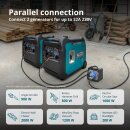 Könner & Söhnen Benzin-/LPG-Inverter-Stromerzeuger 5000 W 230 V KS 5500iEG S
