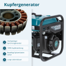 Könner & Söhnen Gasoline Inverter Generator 3000 W 230 V KS 3300i