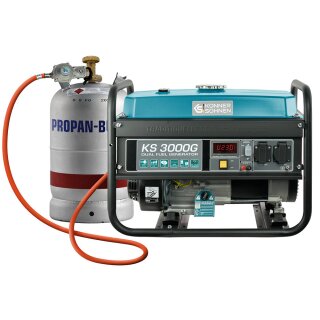 Könner & Söhnen Benzin-/LPG-Stromerzeuger 2600 W 230 V KS 3000G
