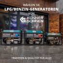 Könner & Söhnen Benzin-/LPG-Stromerzeuger 2500 W 230 V KS 2900G