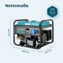 Könner & Söhnen Benzin-/LPG-Stromerzeuger 7500 W 230 V KS 10000E G