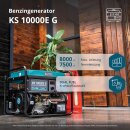 Könner & Söhnen Gasoline/LPG Generator 7500 W 230 V KS 10000E G