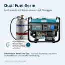 Könner & Söhnen Gasoline/LPG Generator 7500 W 230 V KS 10000E G