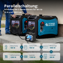 Könner & Söhnen Benzin-/LPG-Inverter-Stromerzeuger 4000 W 230 V KS 4000iEG S