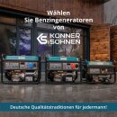 Könner & Söhnen Benzin-Stromerzeuger 2600 W...