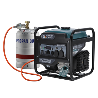 Könner & Söhnen Benzin-/LPG-Inverter-Stromerzeuger 4200 W 230 V KS 4500iG