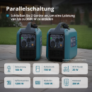 Könner & Söhnen Benzin-/LPG-Inverter-Stromerzeuger 1900 W 230 V KS 1900iG S