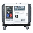 Könner & Söhnen Diesel-Stromerzeuger 6000 W...