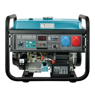 Könner & Söhnen Benzin-Stromerzeuger 7500 W / 9,38 kVA 230/400 V KS 10000E 1/3